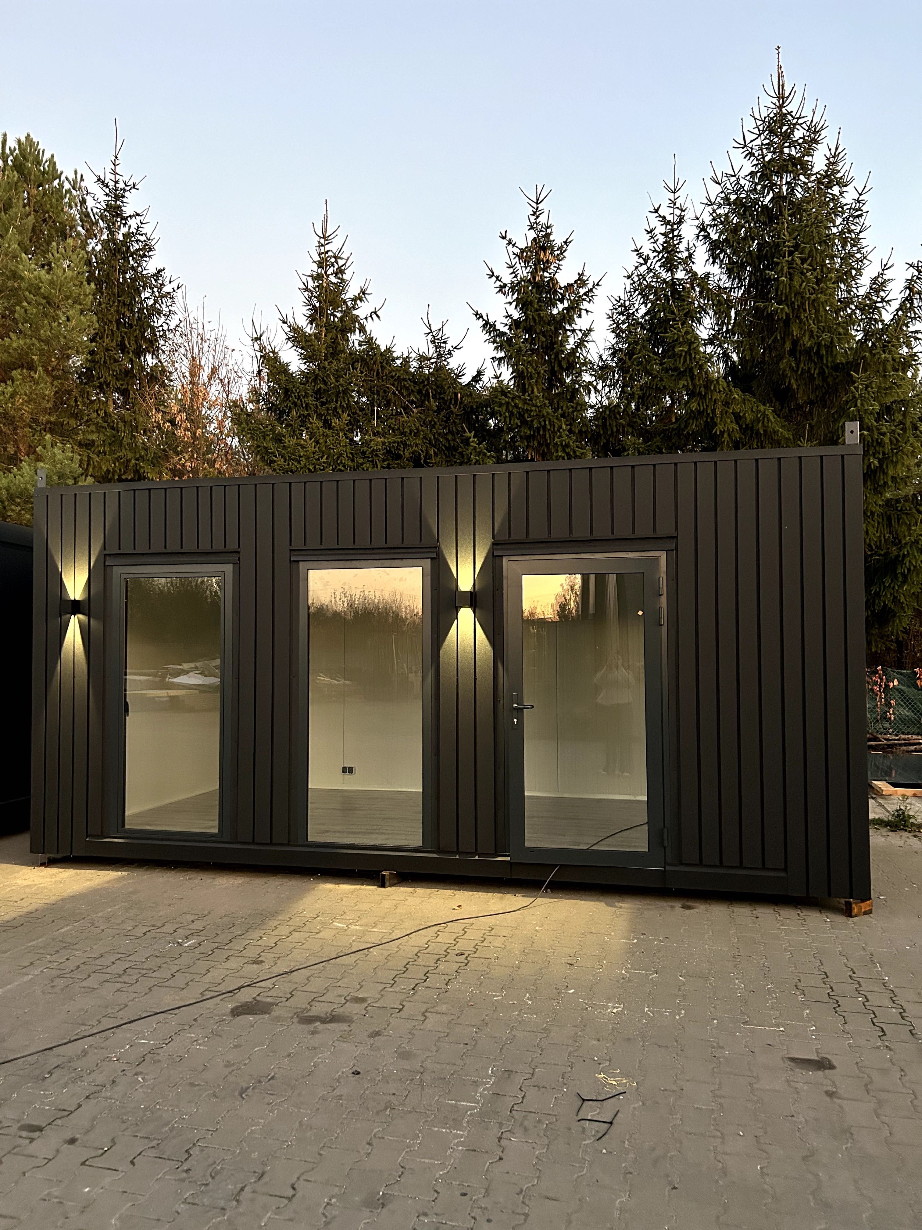 Kontener biurowy 6x3m – idealny na biuro, magazyn, pawilon, domek.