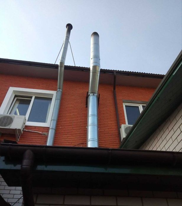 Чистка дымохода , печи , камина , котла Киев и область ( роторная)