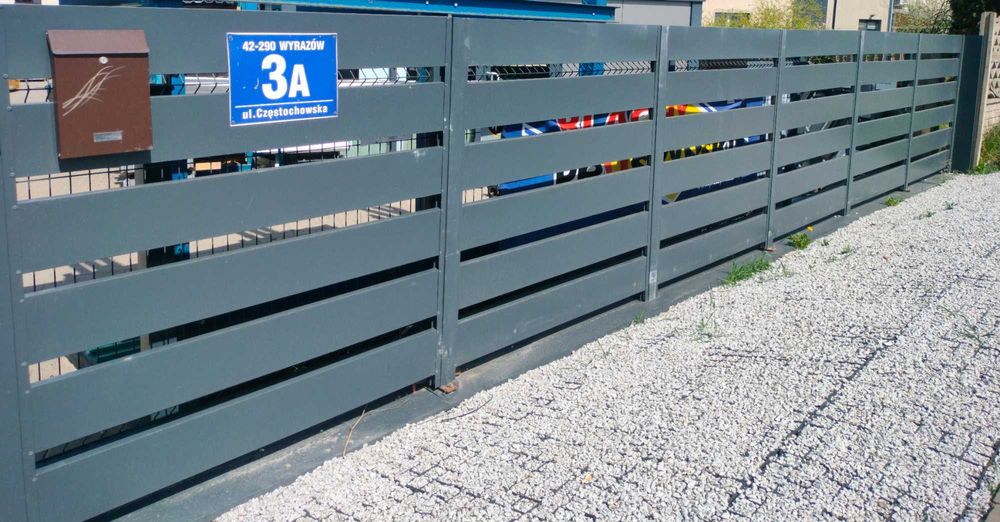 Ogrodzenie Panelowe panel ogrodzeniowy 2,5x1,5m brama ściana płot stal