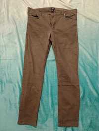 Szare spodnie męskie, H&M, rozm. 34 skinny fit