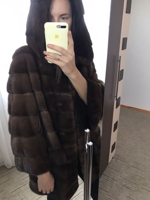 Шуба норка поперечка