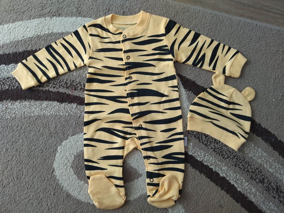 Pajac i czapeczka tygrysek