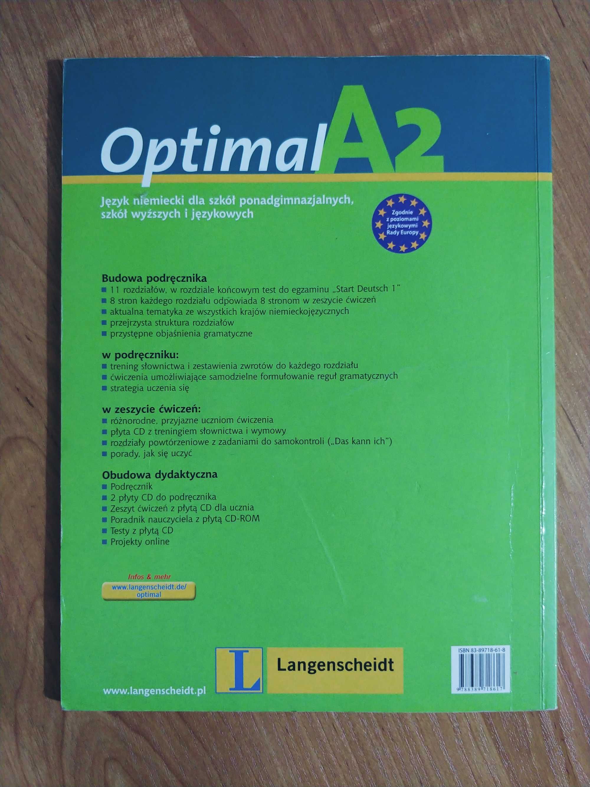 Podręcznik do języka niemieckiego Optimal A2