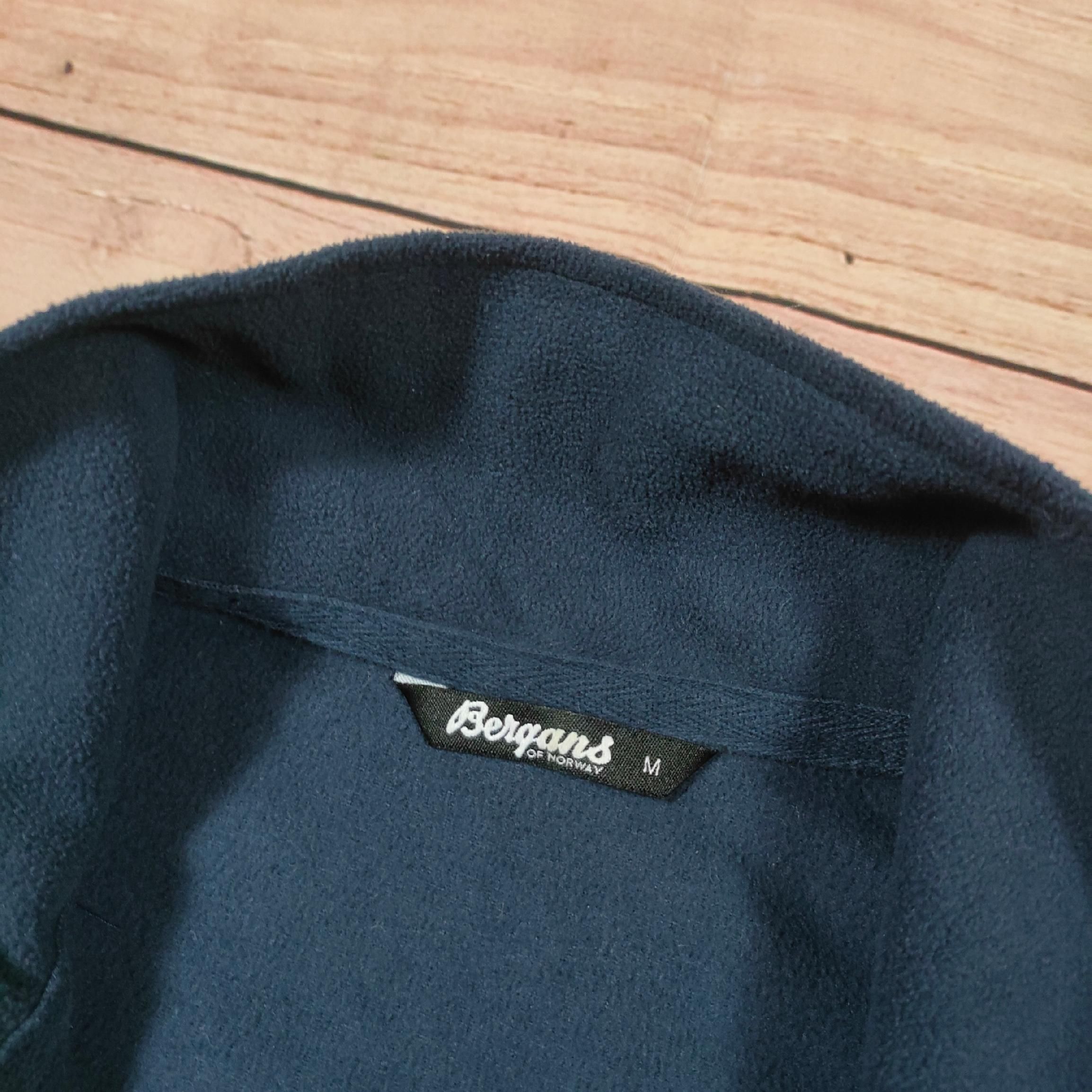 BERGANS Of Norway Park City Polar Zip Męski Logo r. M