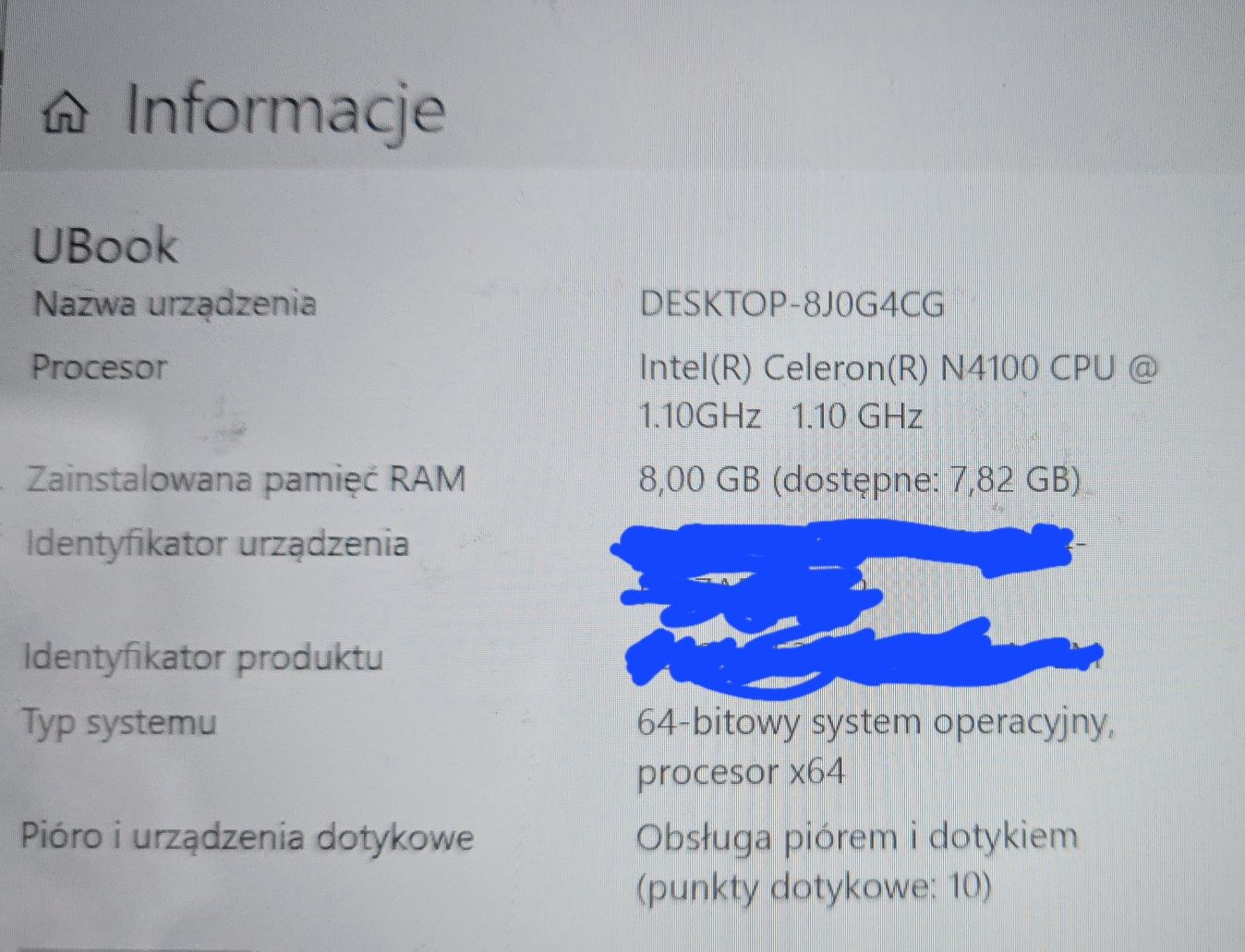 Komputer, tablet, laptop 10 cali l