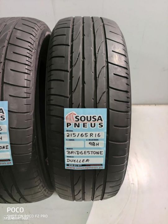 2 pneus semi novos 215-65r16 Bridgestone - oferta dos portes 85 EUROS