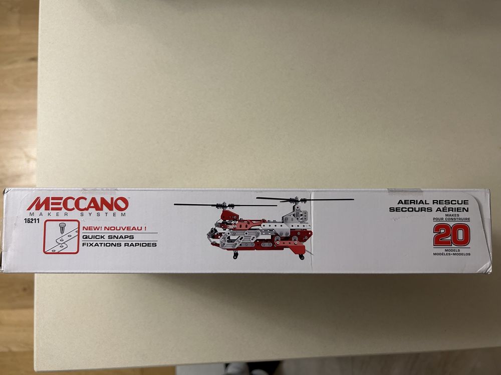 Meccano - zestaw do budowy helikopterów