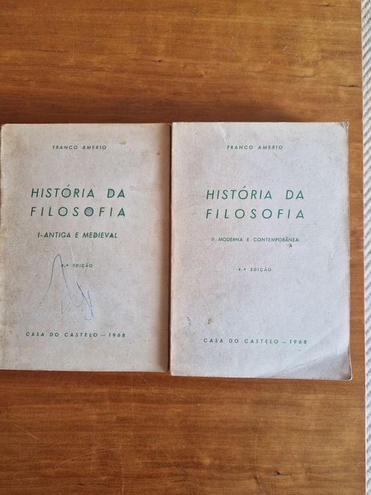 "História da Filosofia", Franco Amerio, 4.ª Ed. 1968
