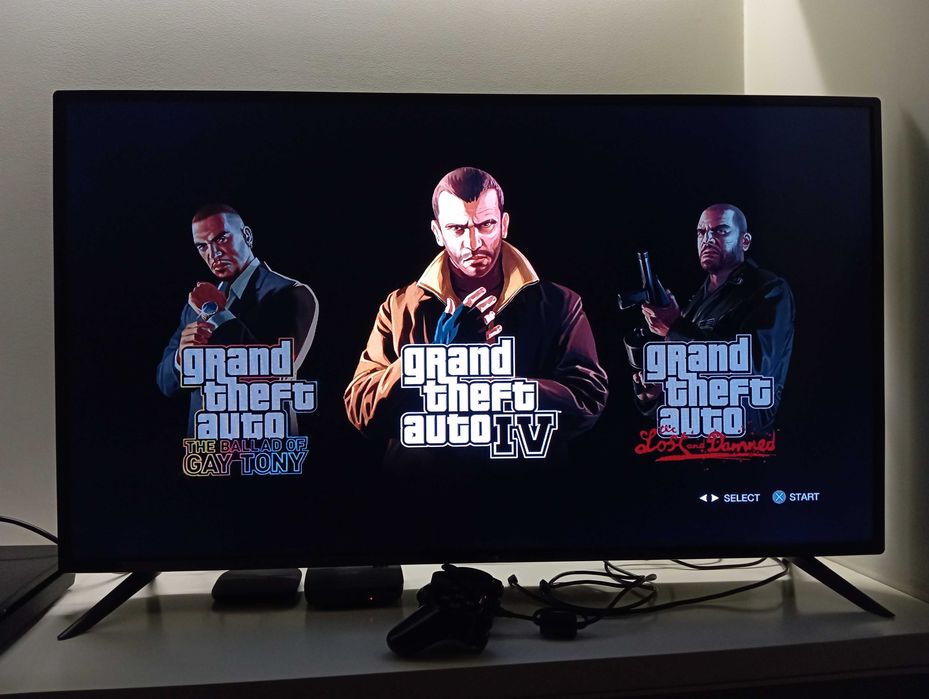 PS3 500GB PlayStation 3, comando Sony, 10 jogos (faço retoma de jogos)