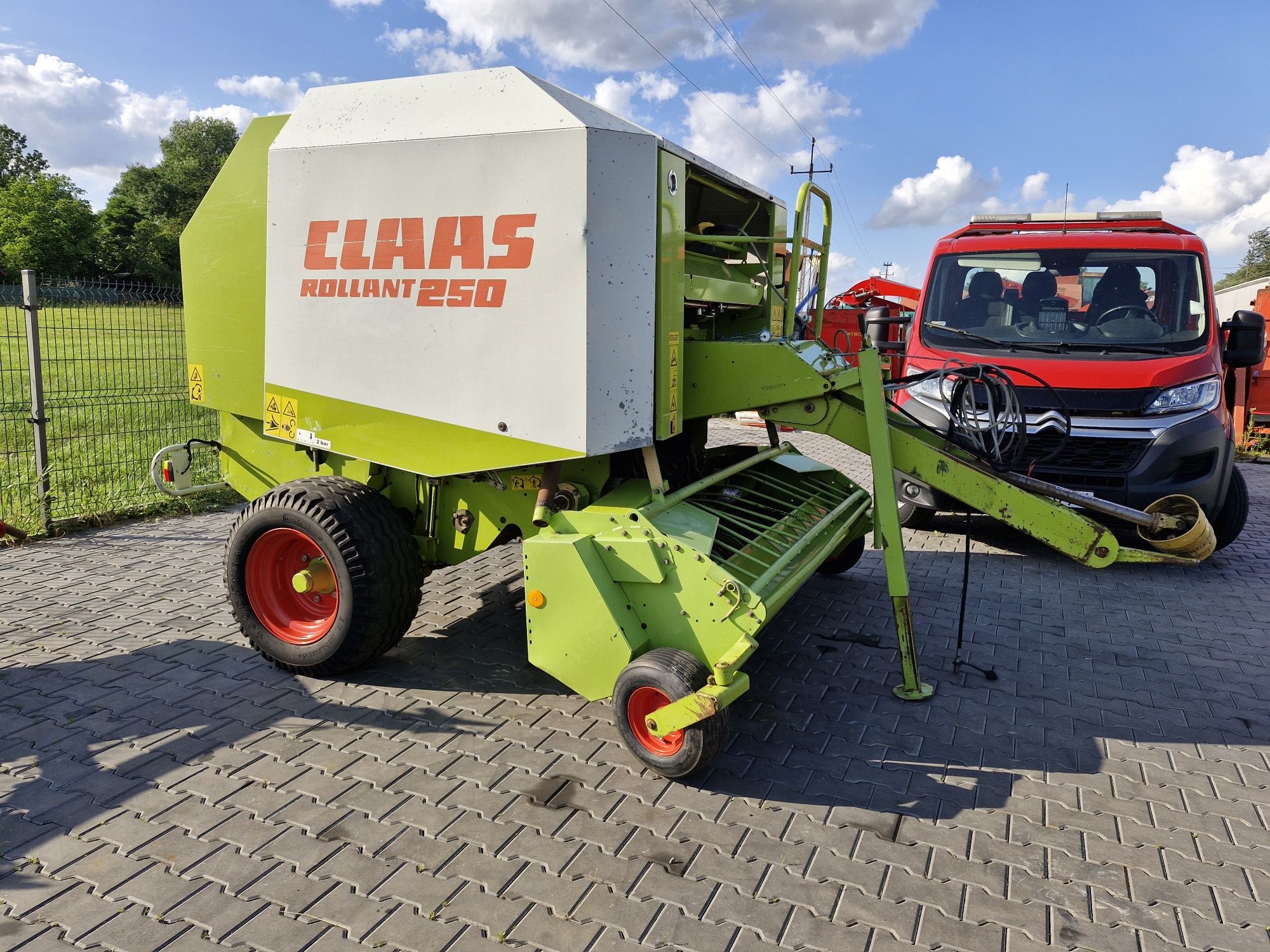 Prasa rolująca Claas Rollant 250 Rotor Siatka Sznurek