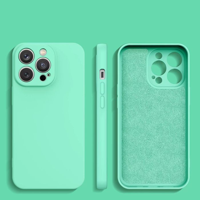 Etui Silikonowe Samsung Galaxy A54 5G - Miętowozielone Silicone Case