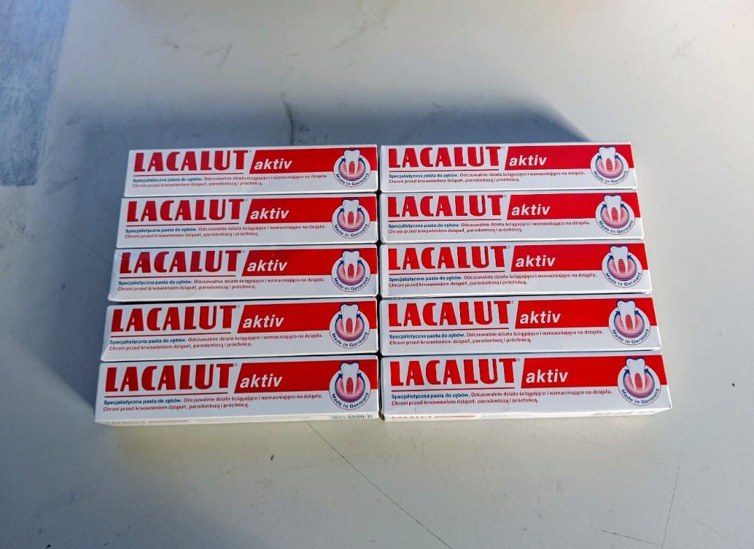 Lacalut Activ Pasta do zębów 75ml. 10 szt.