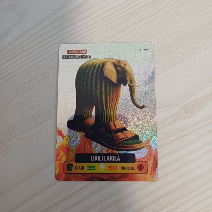 Karta Lamincard Italian Brainrot Diramix Lirili Larila nowe
