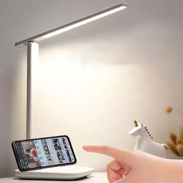 Лампа настольная LED аккумуляторная micro USB светодиодная светильник