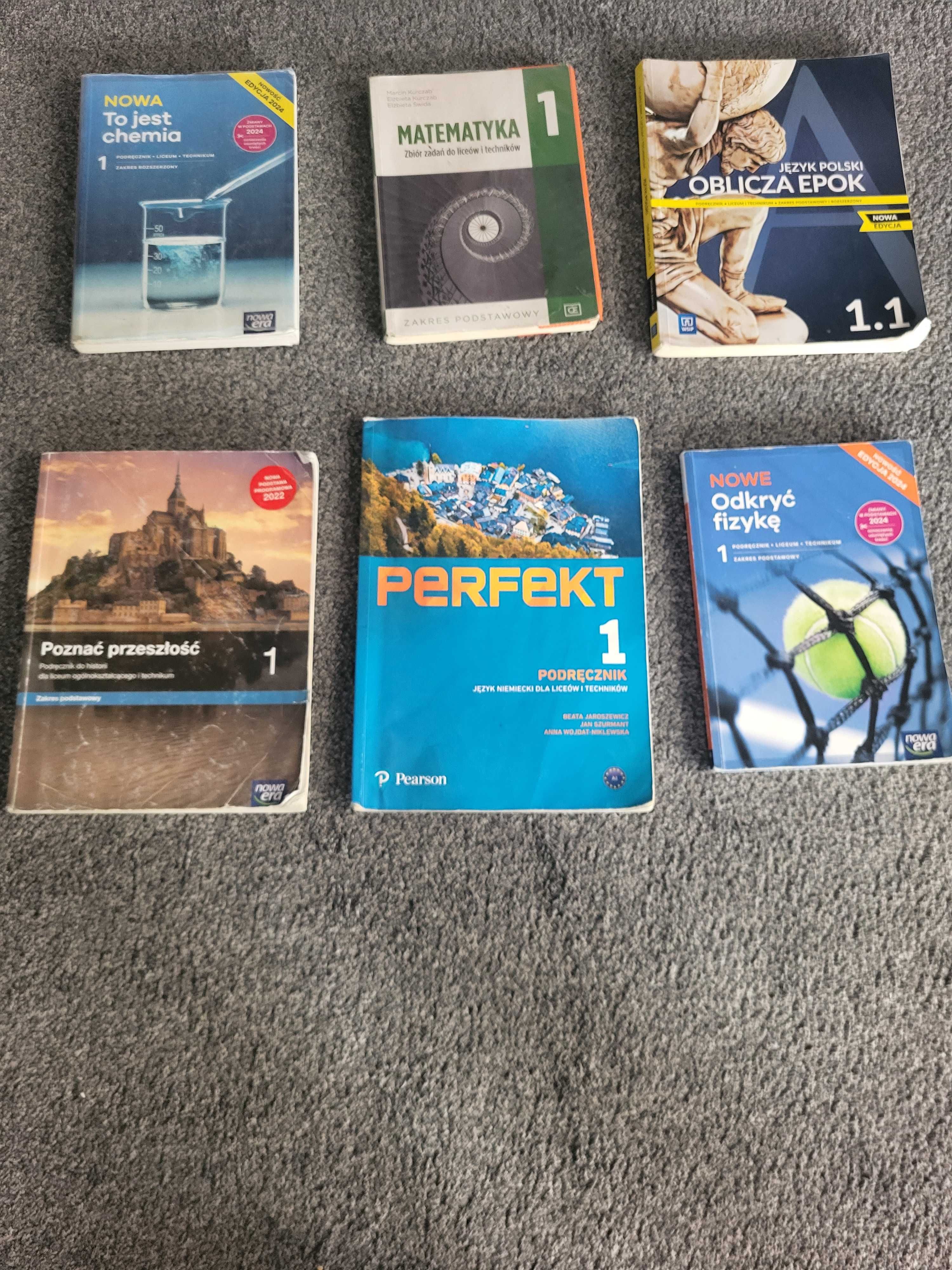Sprzedam ksiazki do 1 klasy liceum/technikum
