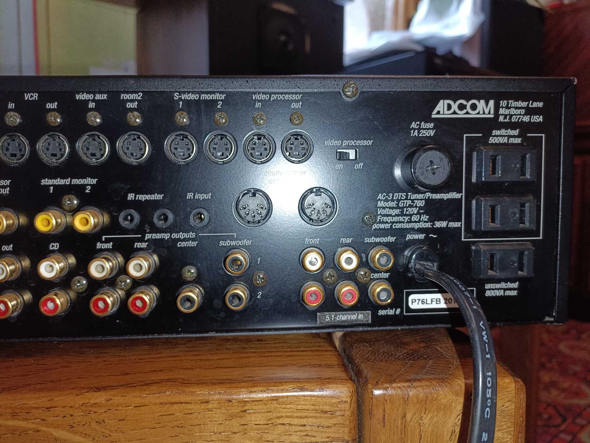 Предусилитель/процессор ADCOM GTP-760