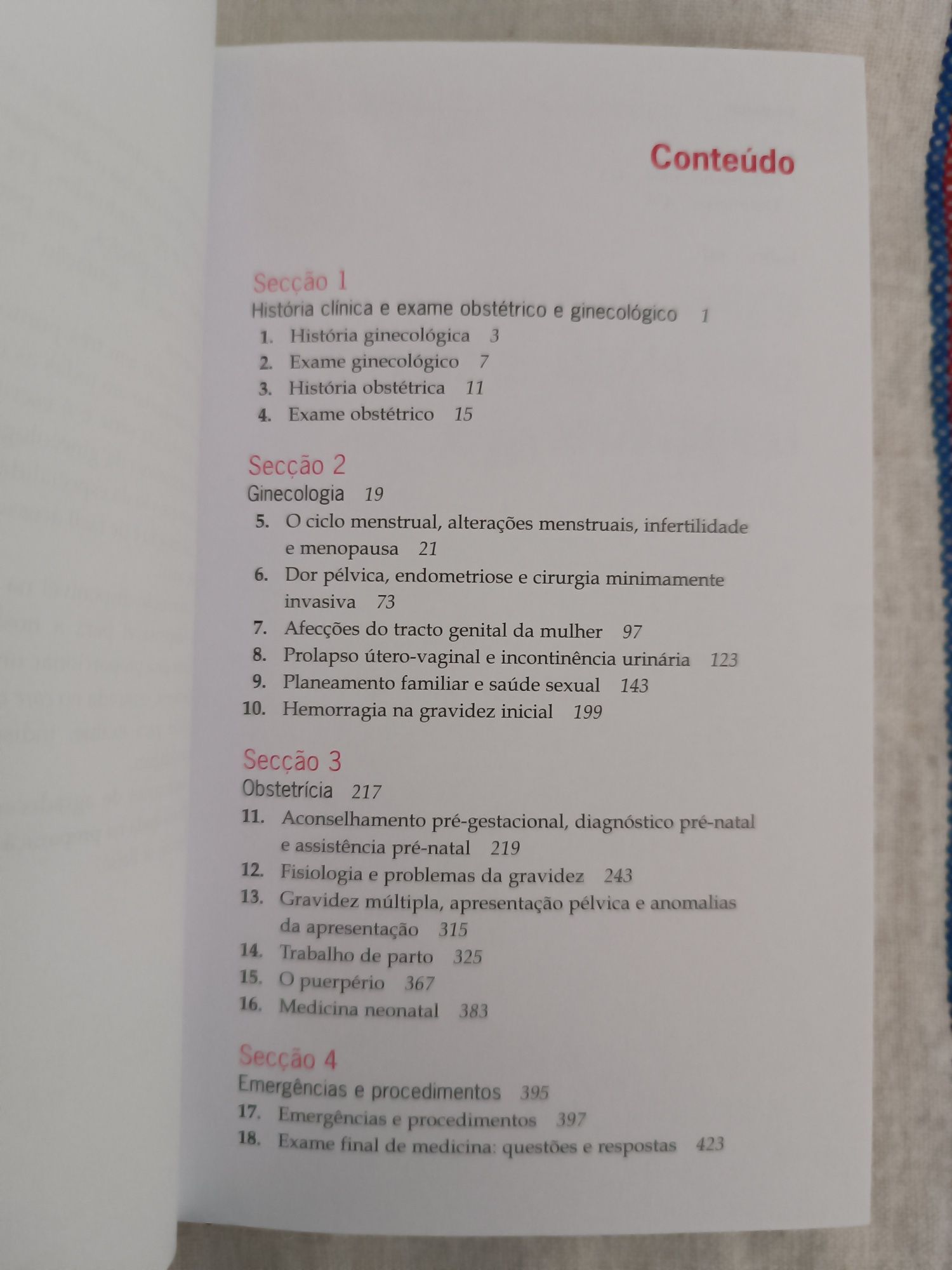 Livro "Ginecologia e Obstetrícia - Livro de Bolso"