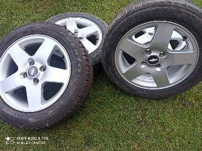 ALU felgi 15" 4*108 z ładnymi oponami Peugeot Citroën Volvo Ford