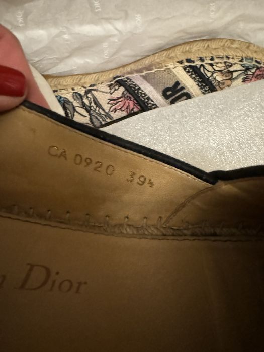 Продам эспадрильи Dior, на размер 39-39,6, состояние новых