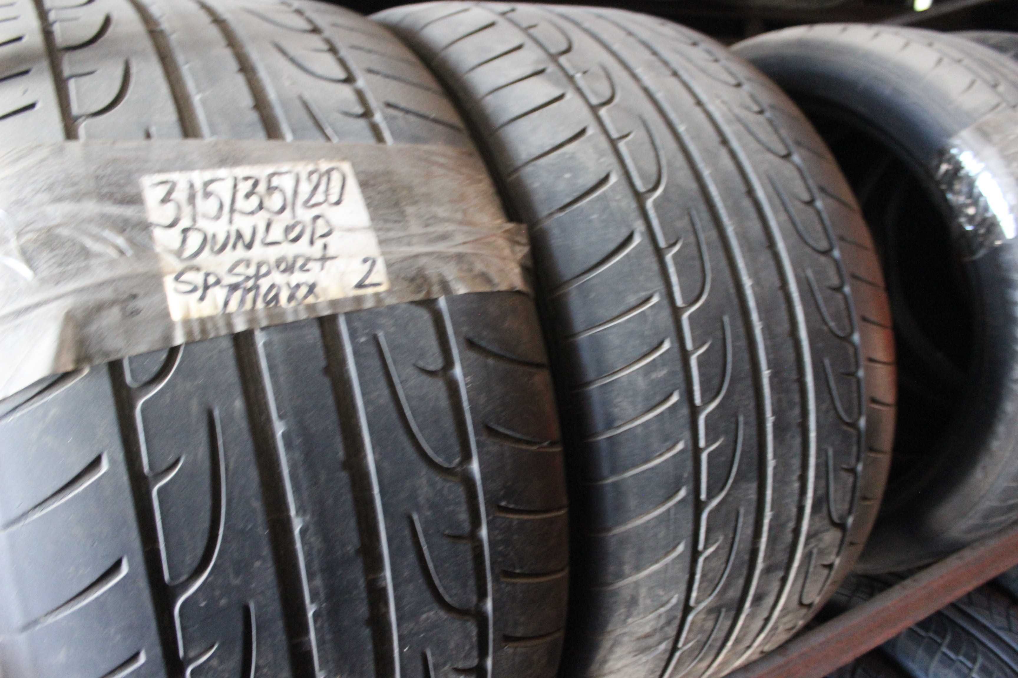 315-35-R20 DUNLOP SP SPORT MAXX 2 штуки пара летней резины GERMANY