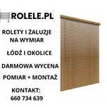 Rolety i żaluzje na wymiar Łódź