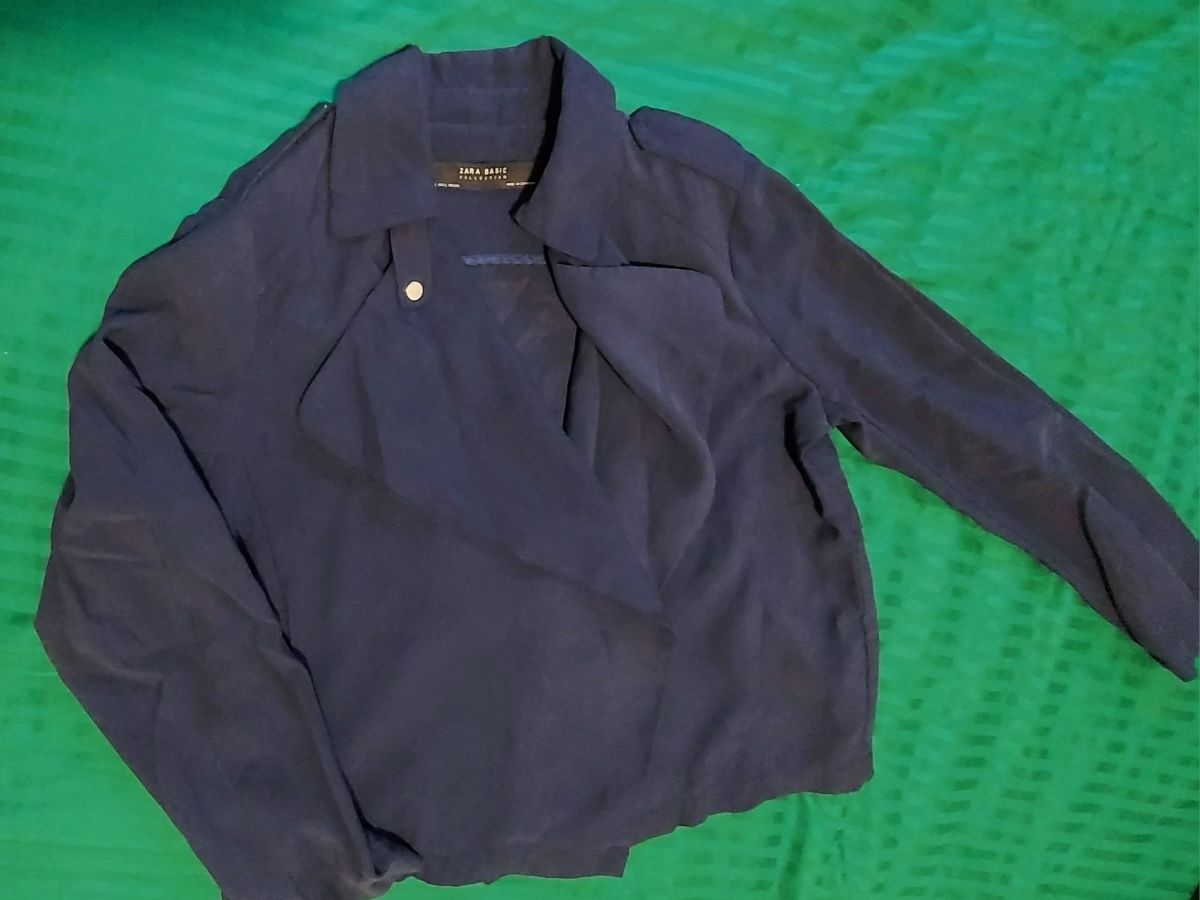 Marynarka grzybek, granat ZARA Basic r. L