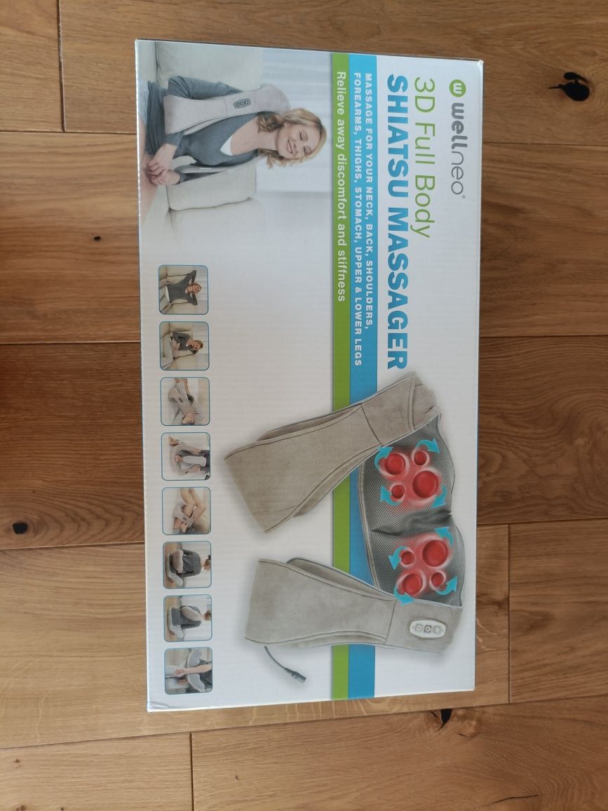 Jak nowy! Zaawansowany masażer do ciała SHIATSU 3D