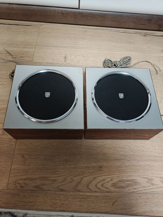 Głośniki kolumny Philips Vintage z 70tych lat Unikalne