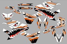 Наклейки Tekken KPX Pruss Forte Cross Sparta Balino Viper V250L 200