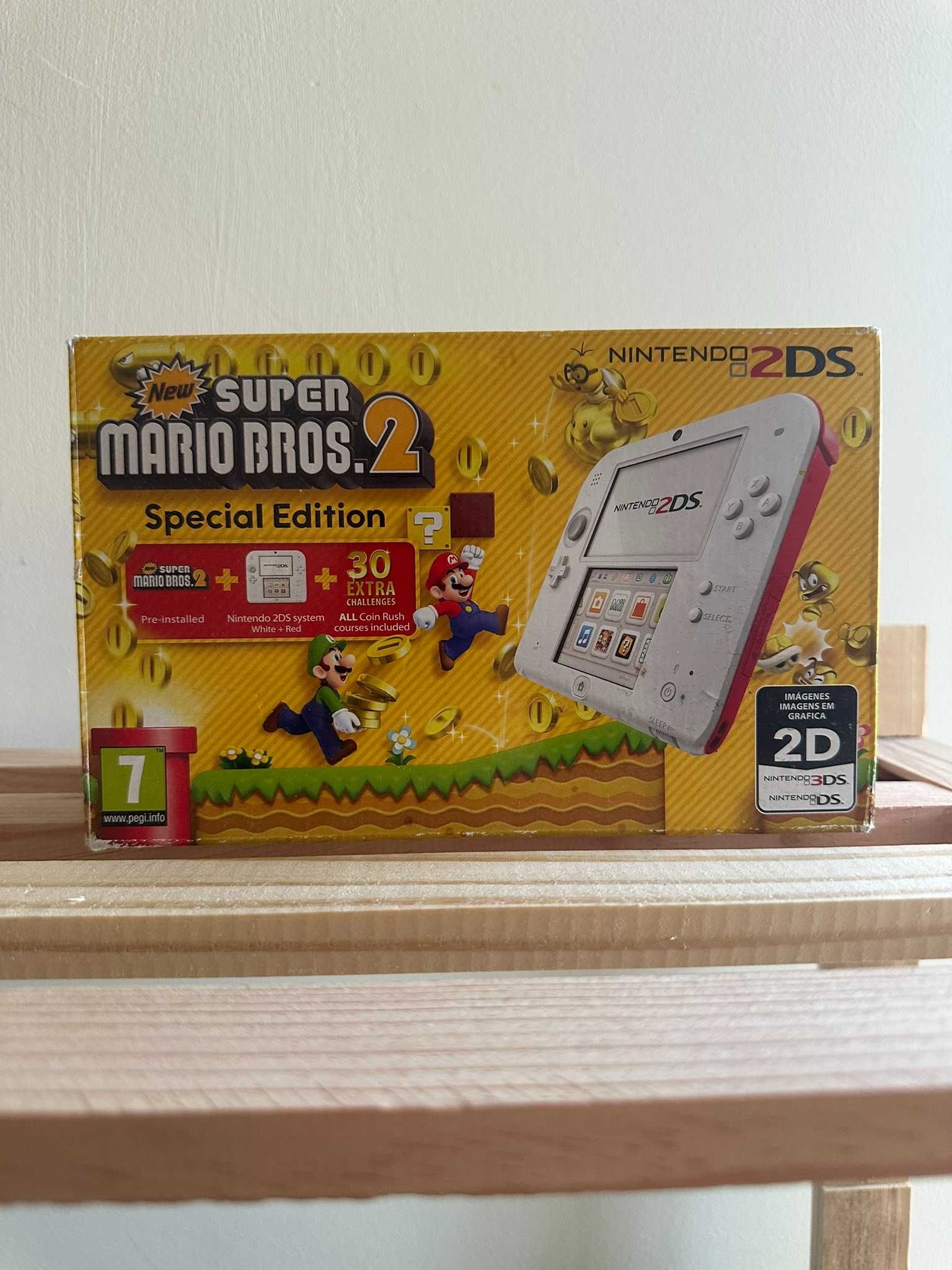 Nintendo 2DS Com Caixa Original — Desbloqueada