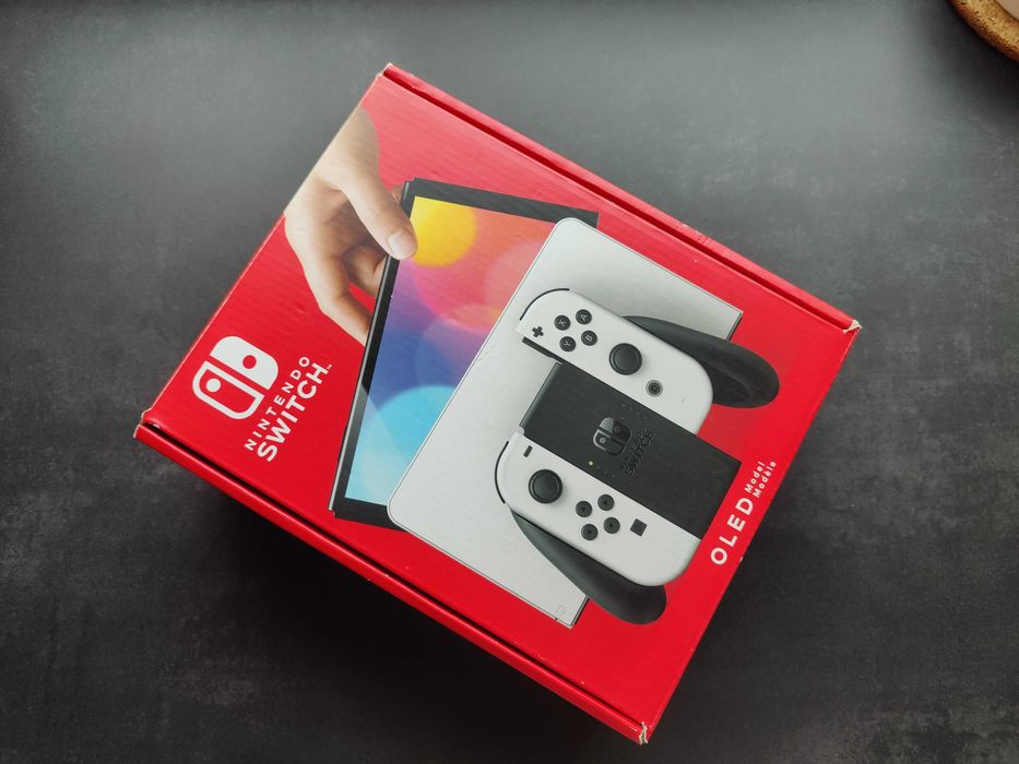 Oryginalne Pudełko Nintendo Switch OLED White/ Box