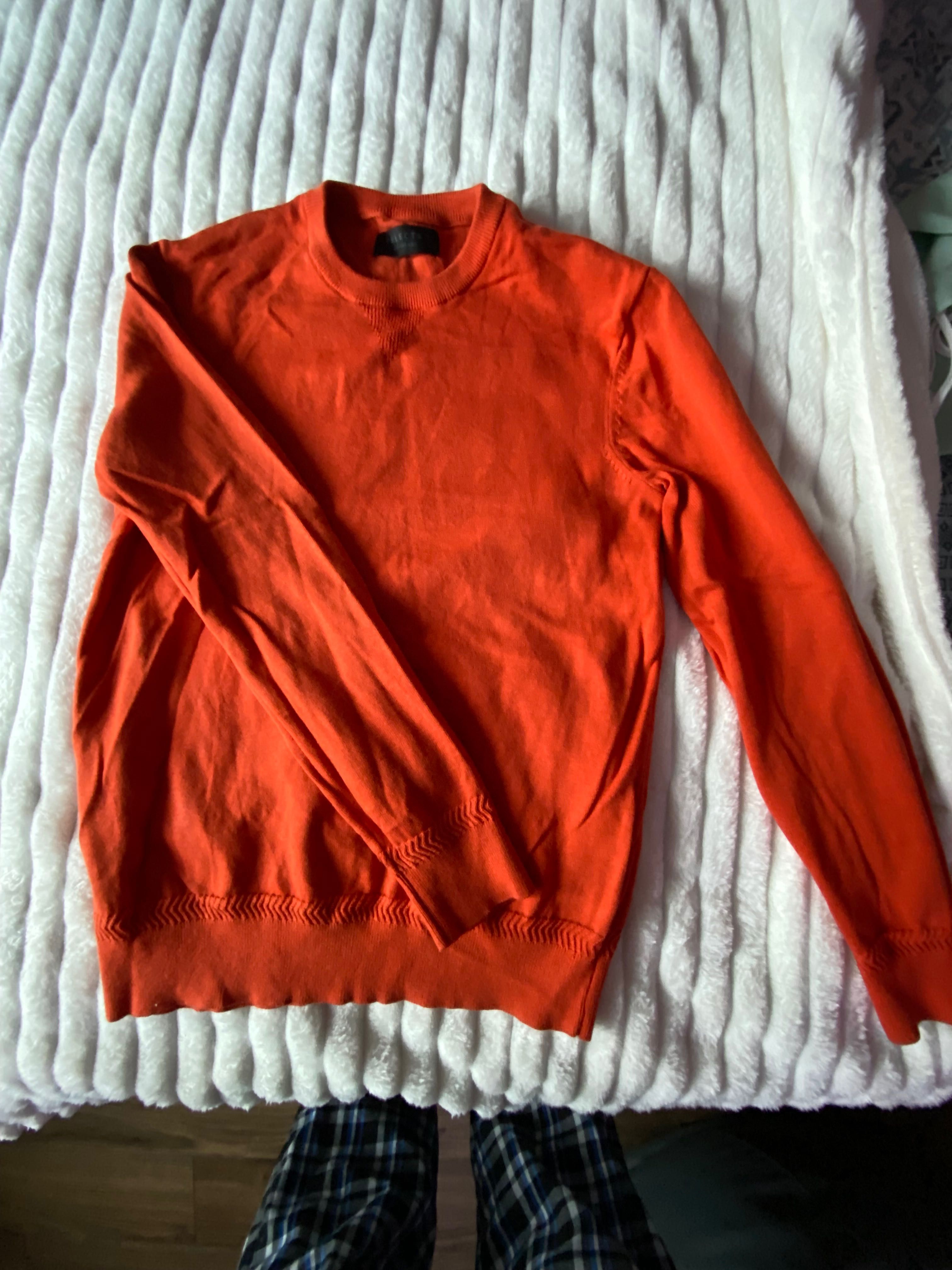 Пуловер жіночий Selected  темно-помаранчевий
