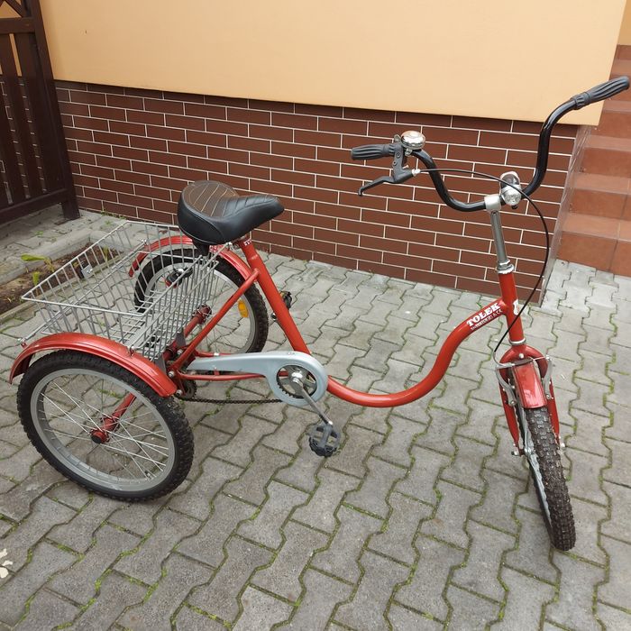 Rower tolek 20 cali trójkołowy rehabilitacyjny średni