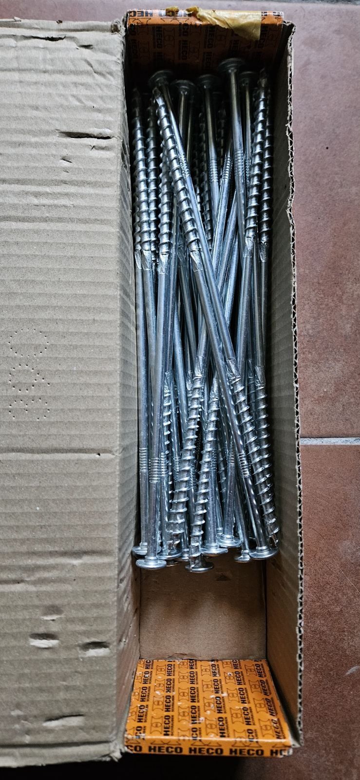 Wkręt do drewna Heco Topix ocynkowany 8,0 x 280 mm
