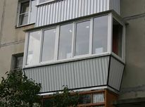 Стіклення лоджій балконів , варим винос, обшиваємо вагонкою