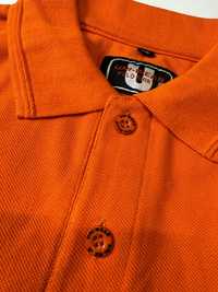 Nowa koszulka polo meska pomaranczowa XL tshirt