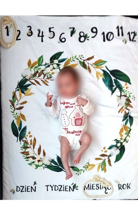 Mata kocyk foto do robienia zdjęć dla dzieci noworodków niemowlaków