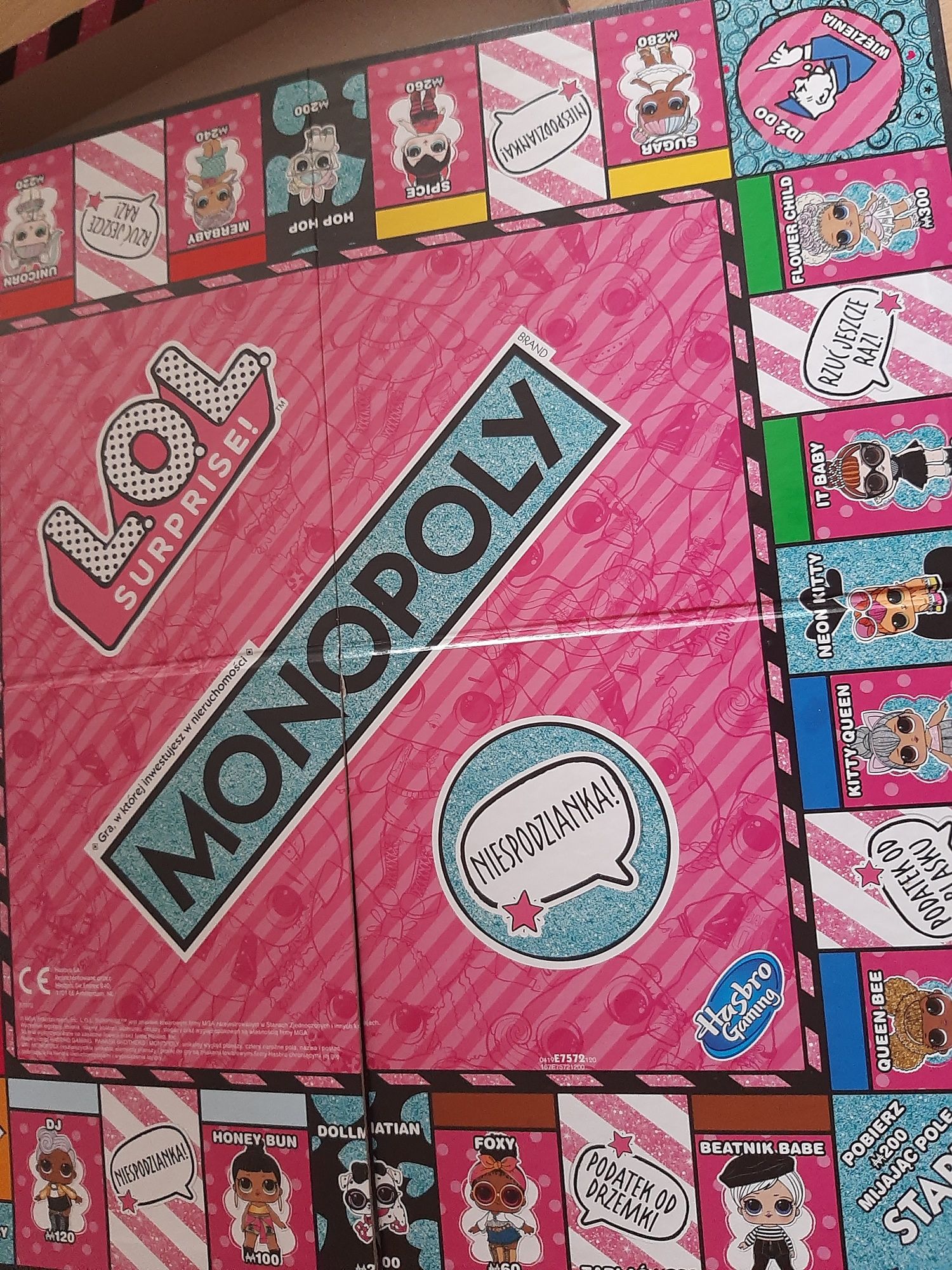 Gra planszowa monopoly laleczki l.o.l surprise mga