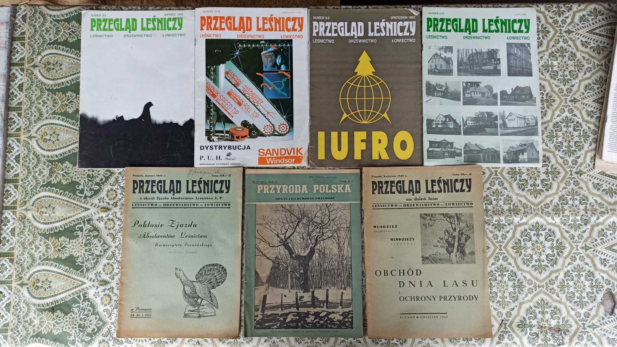 Stare miesięczniki i tygodniki leśnicze "Głos lasu, Przegląd leśniczy"
