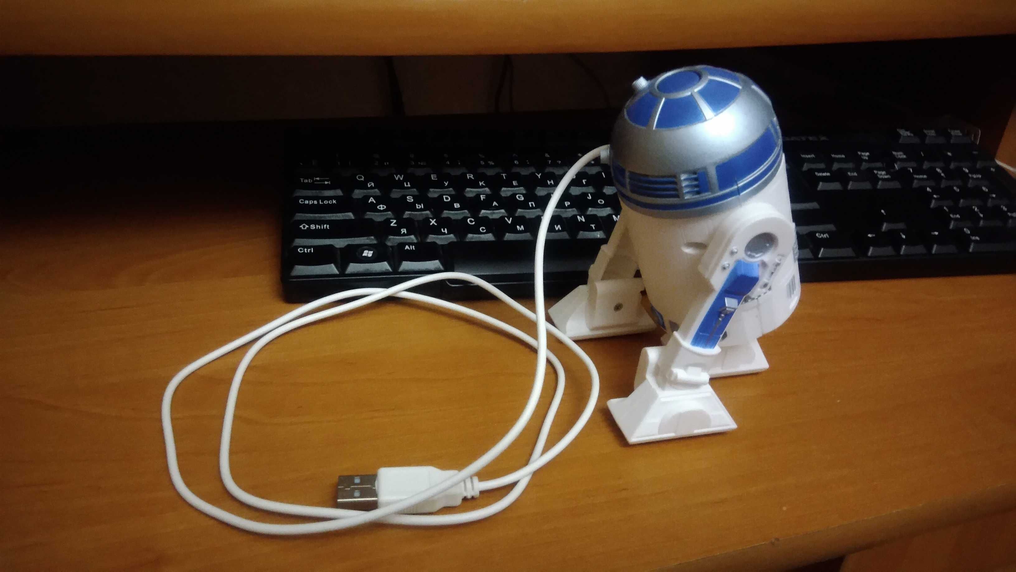 Настольный пылесос в виде робота R2-D2