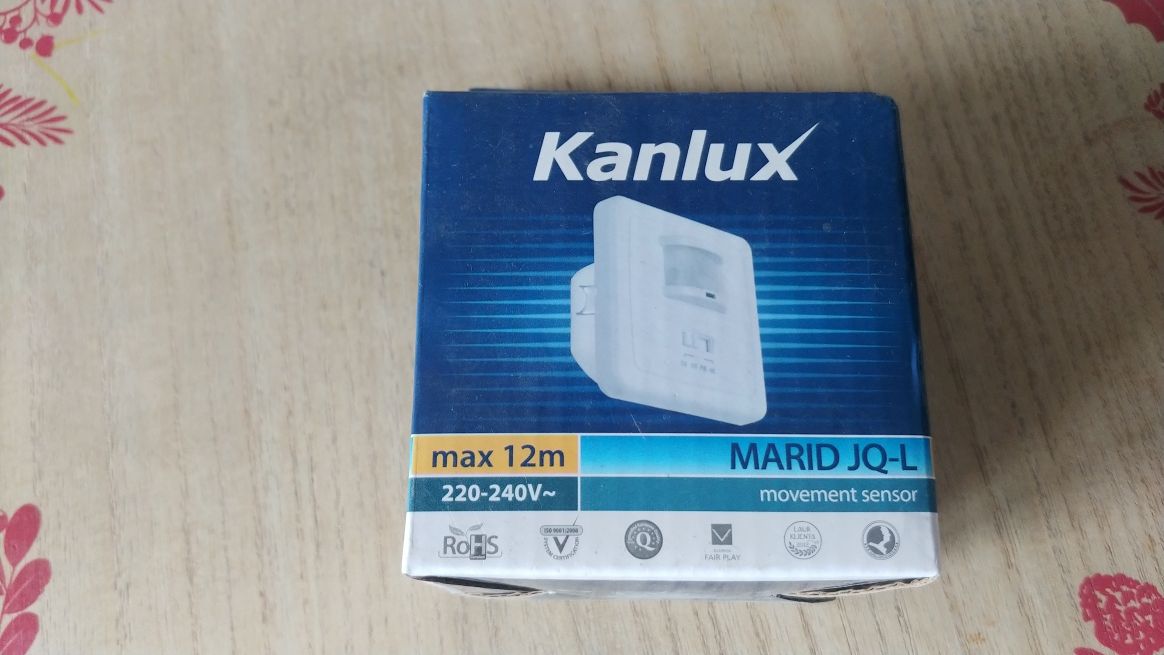 Czujnik ruchu MERGE JQ-L Biały 1200VA IP20 Kanlux