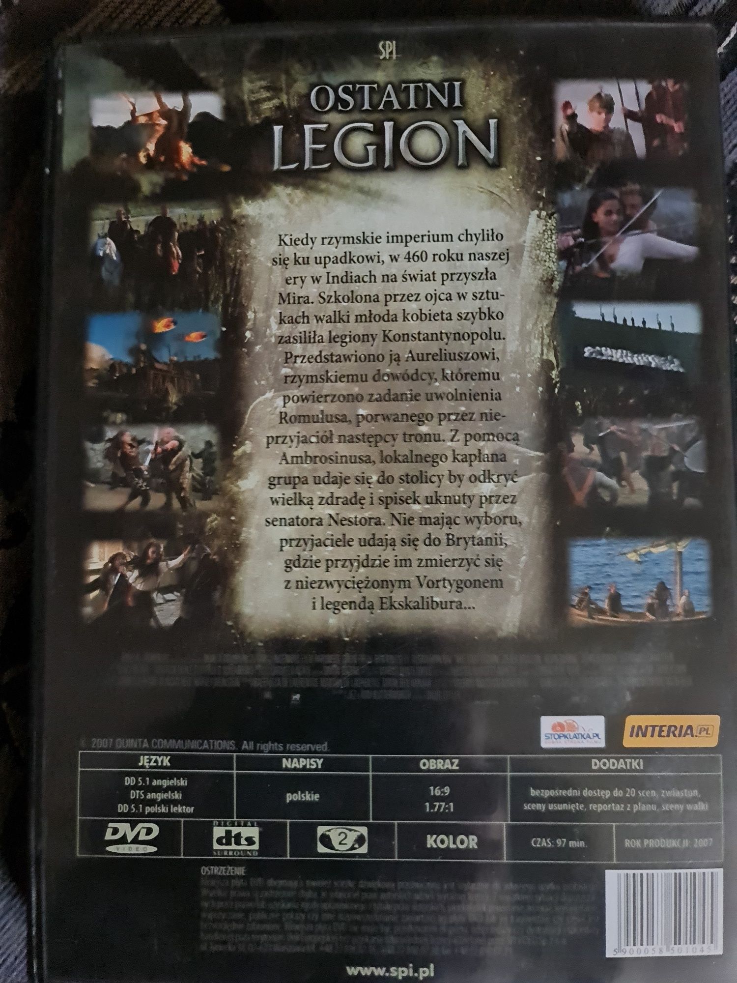 Ostatni Legion DVD