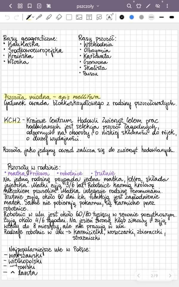 notatki- pszczoły technik weterynarii, pszczelarz