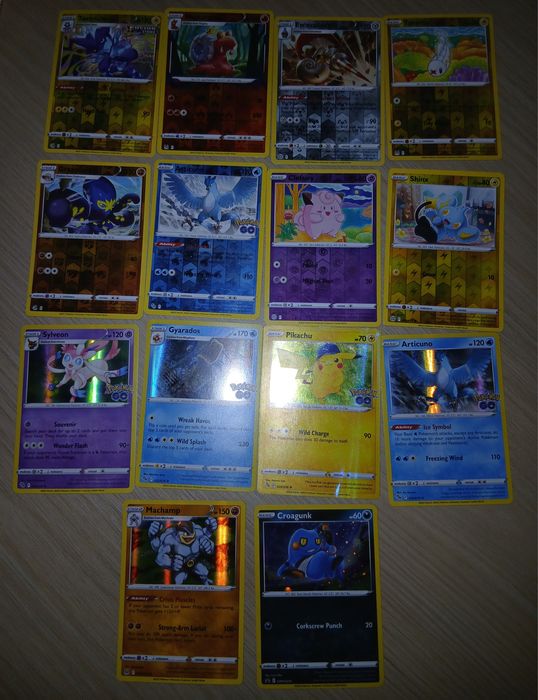 Karty Pokemon holo I reverse holo