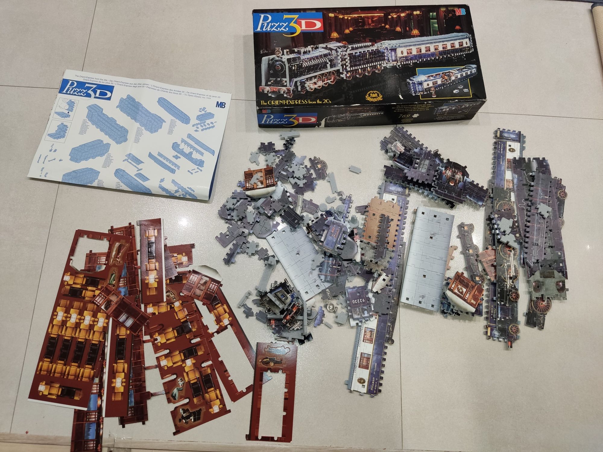 Puzzle 3D orient express