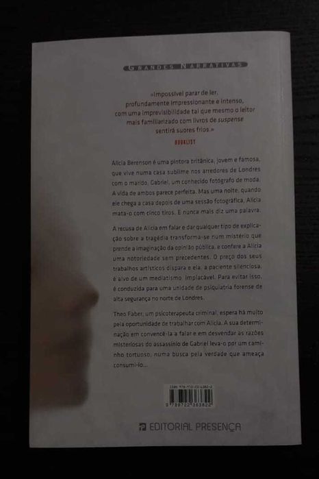 "A Paciente Silenciosa" - Alex Michaelides