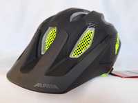 Kask rowerowy Alpina Carapax Jr Black Neon Yellow Matt S/M 51-56cm