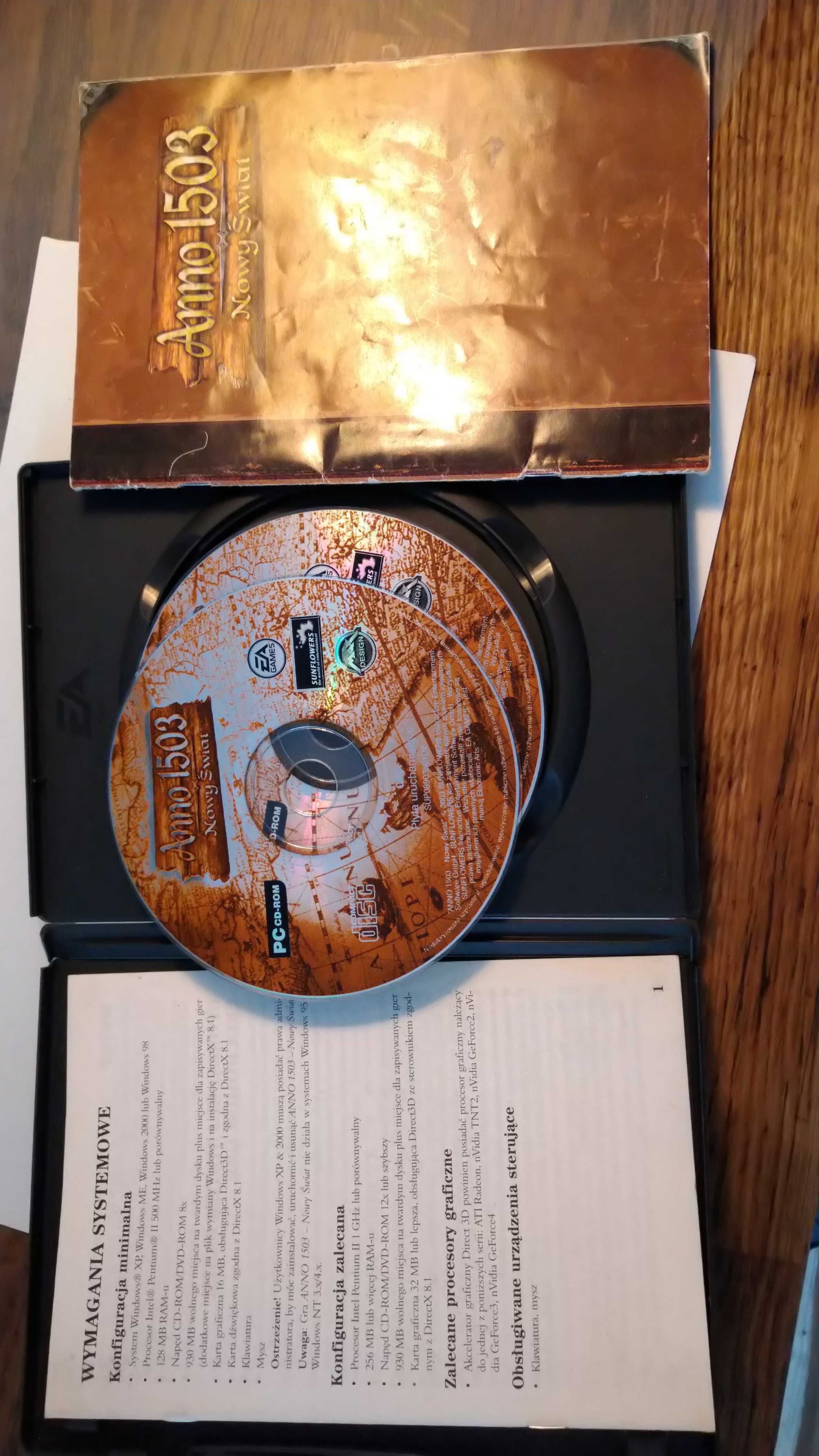 Anno 1503 Nowy Świat, wersja pudełkowa DVD, pl