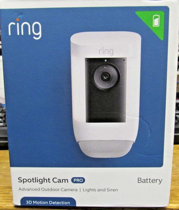 IP-камера відеоспостереження Ring Spotlight Cam Pro White