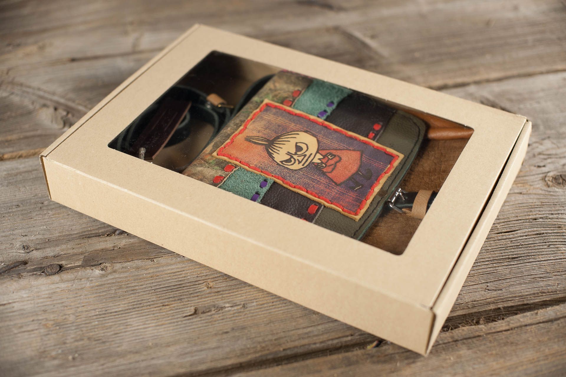 torebka damska mała złośnica skórzana handmade